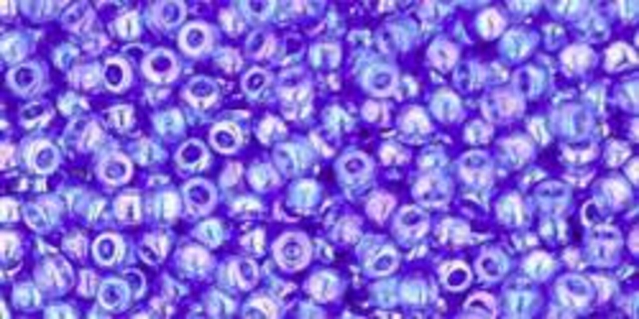 Toho 11/0 Round Japanese Seed Bead, TR11-178, Transparent AB Sapphire
